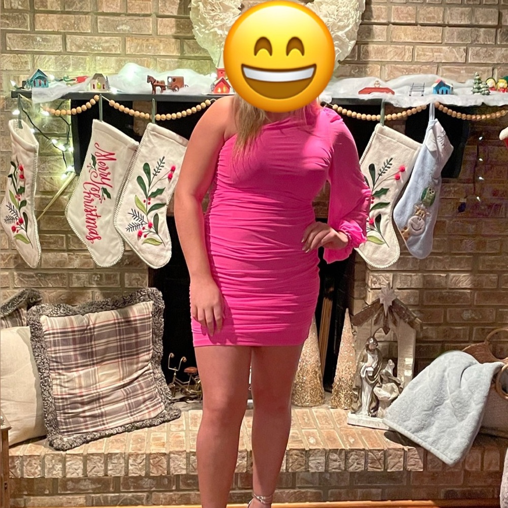 Pink Mini Dress